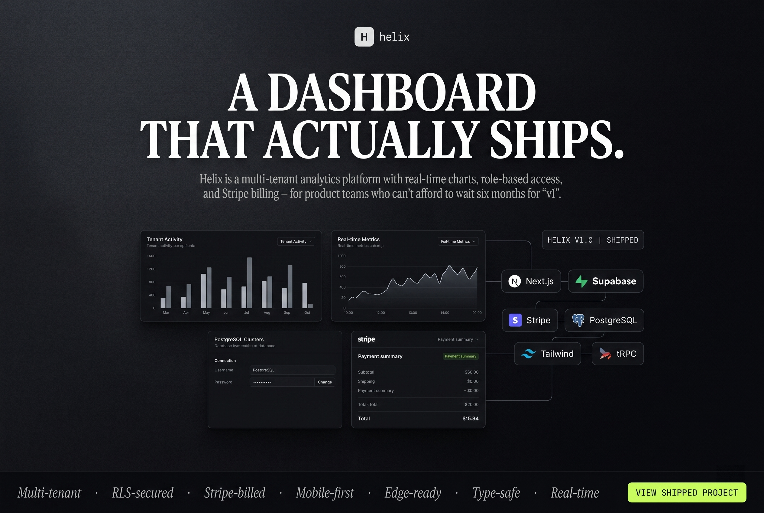 SaaS Dashboard